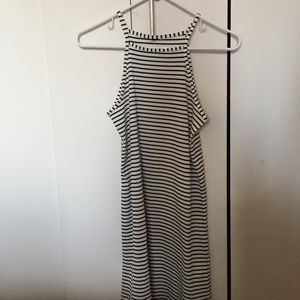 H&M Striped Spaghetti Strap Mini Dress